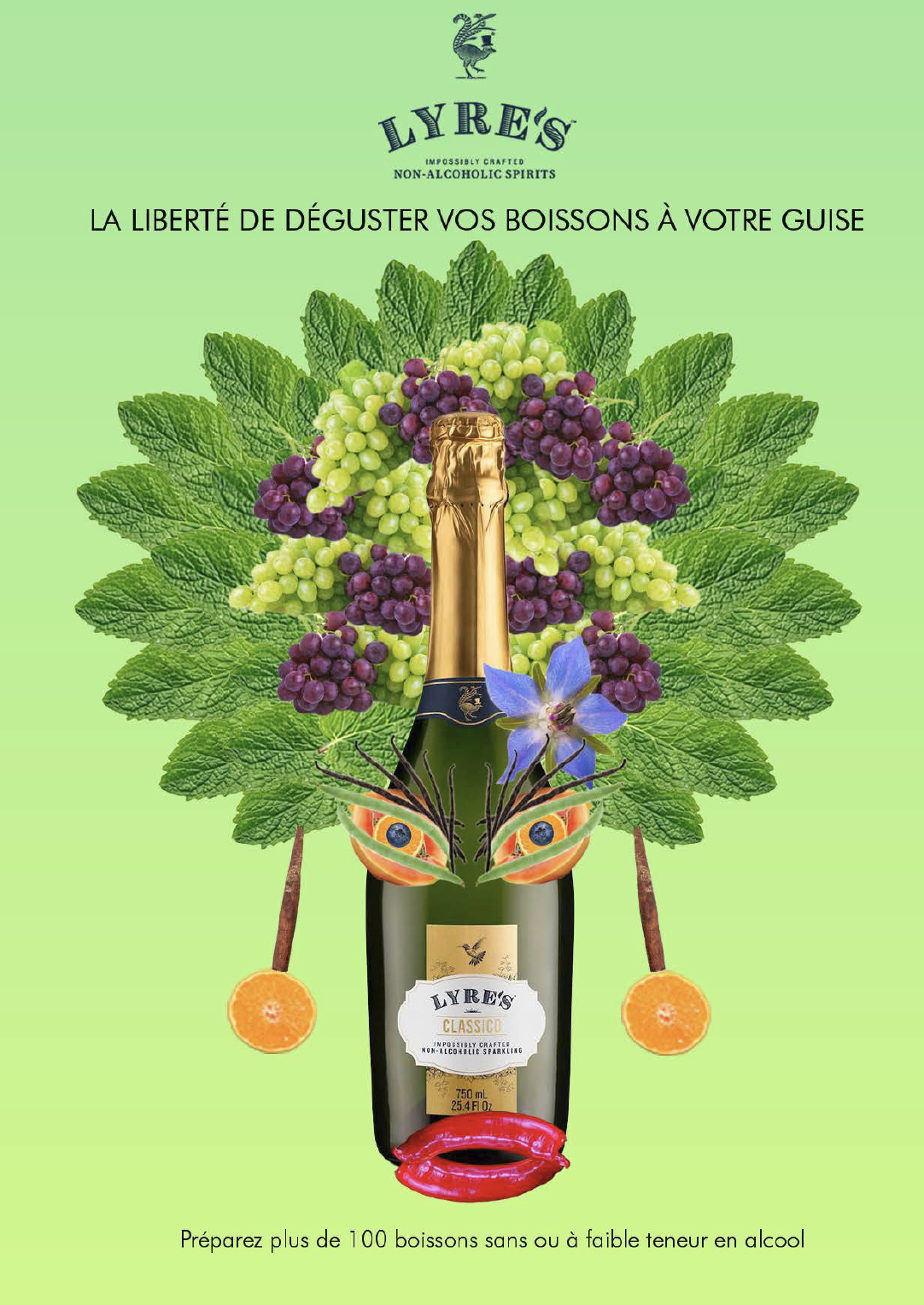 c'est une illustrations , ou se trouve une bouteille de champagne retouché